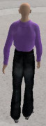 Kim's 2L Avatar as a guy, back view